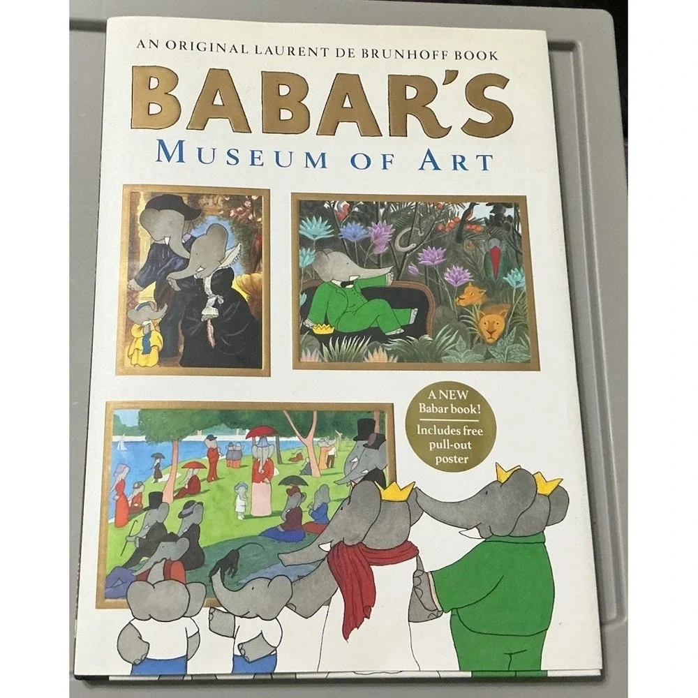 Babar's Museum of Art by Laurent de Brunhoff (2003, Hardcover) EC